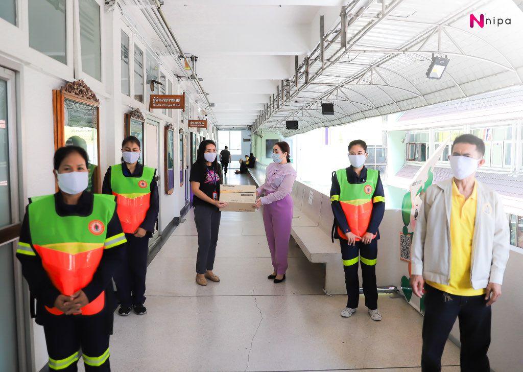 NIPA Technology มอบหน้ากากผ้า ส่งกำลังใจให้เจ้าหน้าที่เขตบางรัก image-2