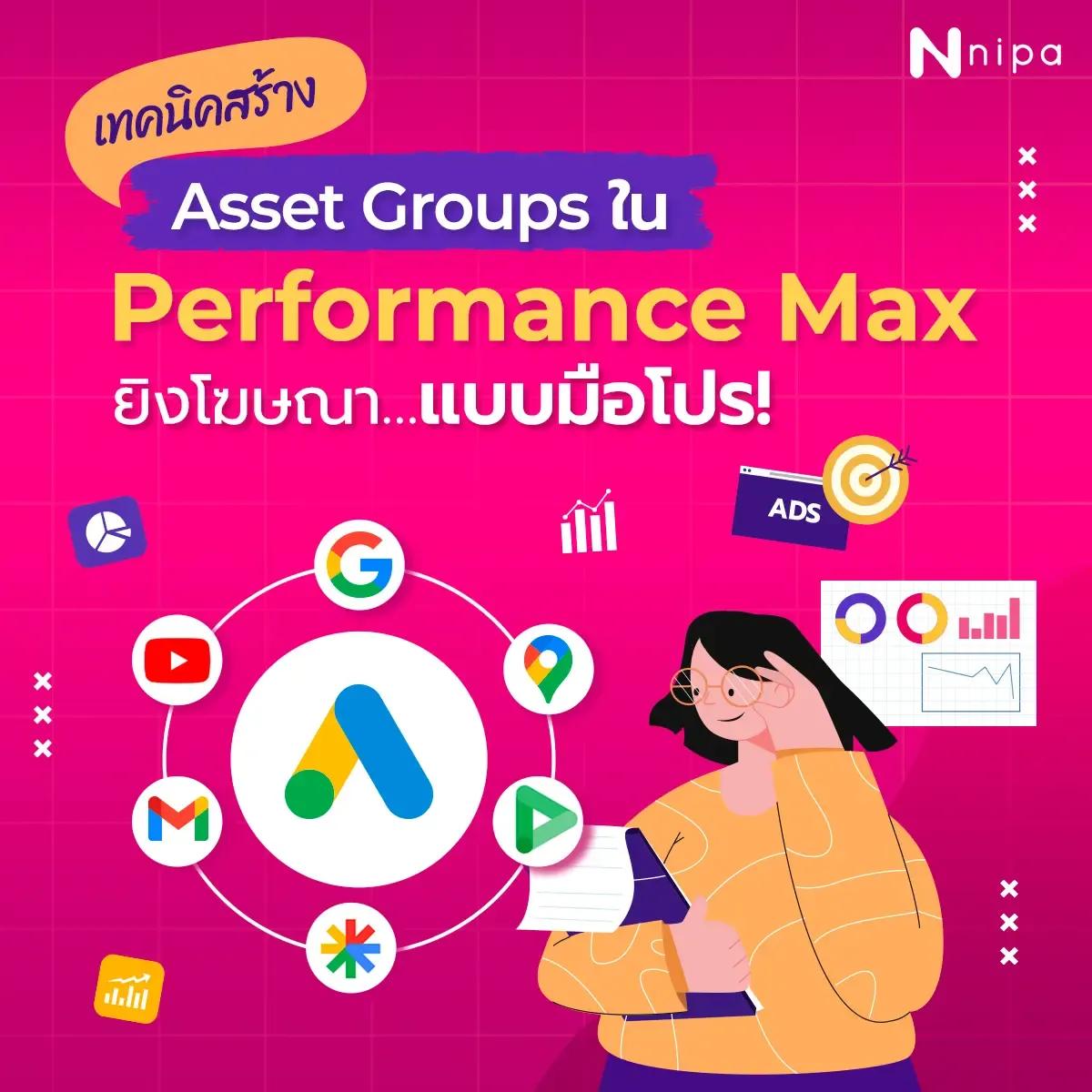 สร้าง Asset Groups ใน Performance Max