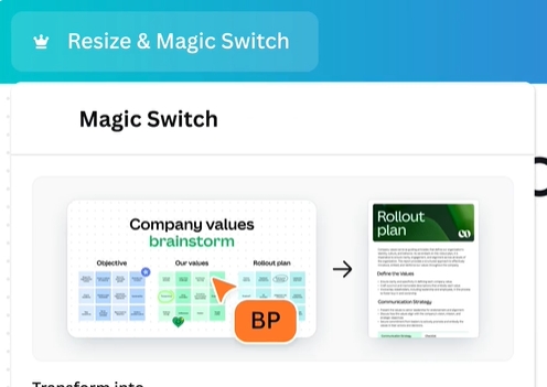 Resize & Magic Switch